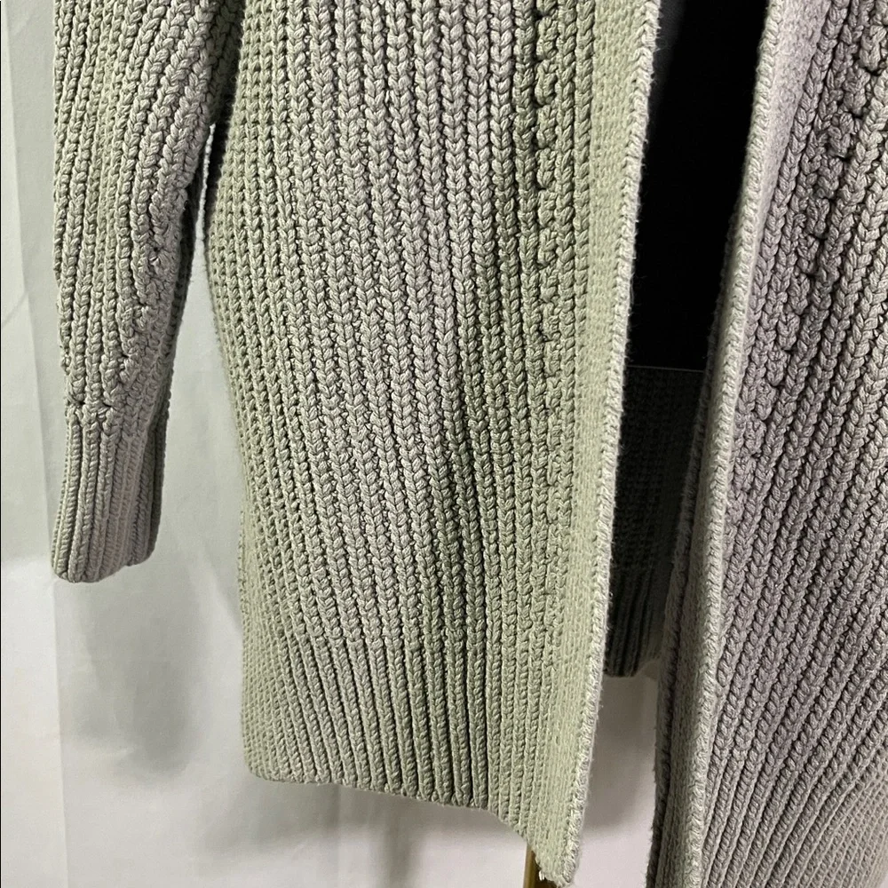 Free People Gray Oversized Chunky Knit Nightingale Cardigan - Picture 9 of 16